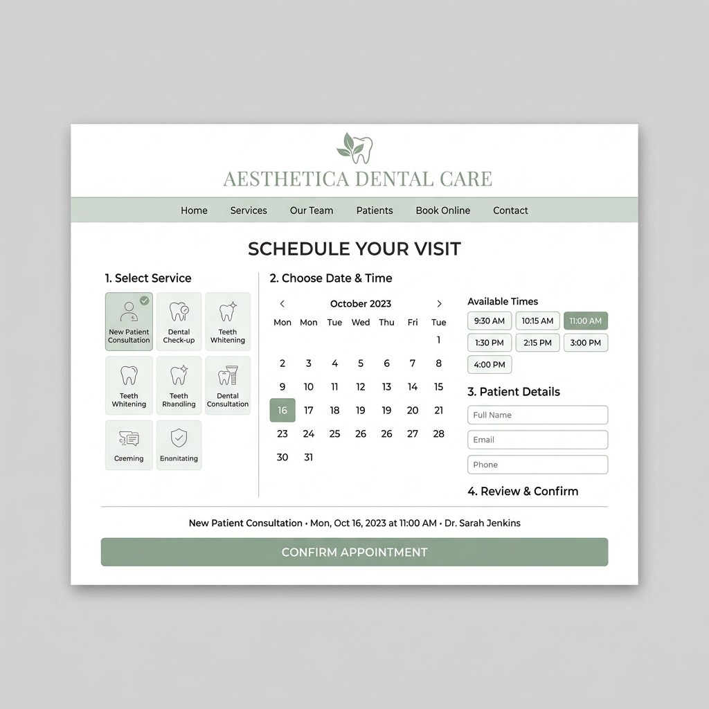 Summit Dental website design preview